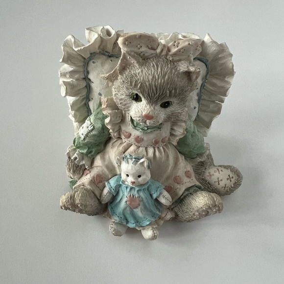 Vintage Calico Kittens Bundle of 3 Enesco Figurines - Picture 10 of 13